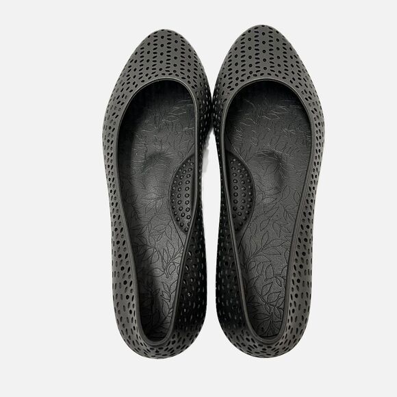 Okabashi Samantha Black Ballet Flats Shoes Size 8 EUC - Picture 4 of 6